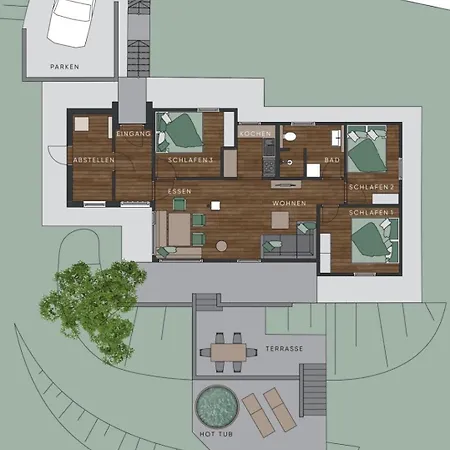 1000 Berge Kamin & Whirlpool Holiday home